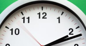 Foto einer Uhr zur Darstellung des Zeitablaufes