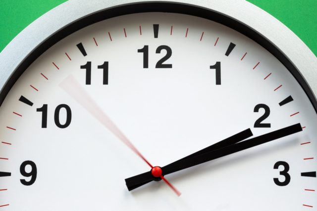 Foto einer Uhr zur Darstellung des Zeitablaufes